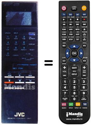 Comandament a dist&agrave;ncia equivalent REMOTE CONTROL UNIT