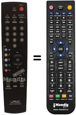 Comandament a distància equivalent Metz VH-22