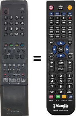 Comandament a distància equivalent RRMCG 1023 BMSA