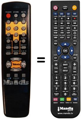 Comandament a distància equivalent RST-500