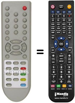 Comandament a distància equivalent Sinudyne 20250 MFV