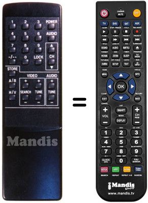Comandament a dist&agrave;ncia equivalent SR 022