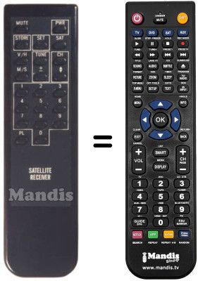 Comandament a dist&agrave;ncia equivalent SUNSTAR SR 1000