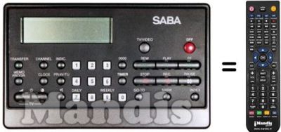 Comandament a dist&agrave;ncia equivalent TC 6740 I