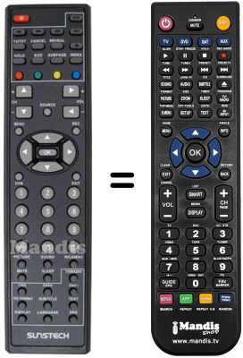 Comandament a dist&agrave;ncia equivalent United LTW 22X94 DB