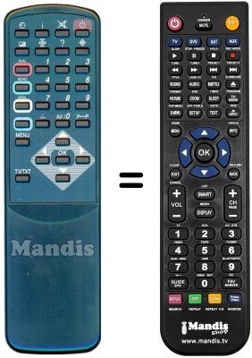 Comandament a dist&agrave;ncia equivalent TLS 01