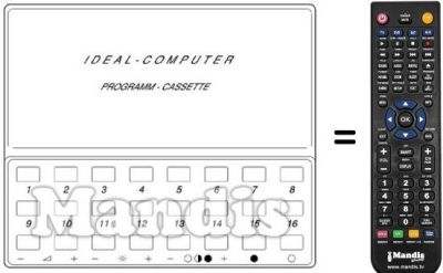 Comandament a distància equivalent UFB 10