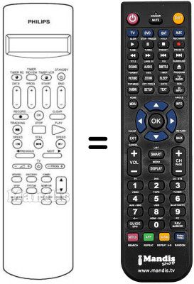 Comandament a distància equivalent VIDEO ZAPPER