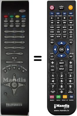 Comandament a distància equivalent Telefunken TE 32917 N17