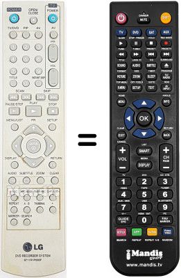 Comandament a dist&agrave;ncia equivalent Goldstar DR-7800