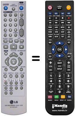 Comandament a dist&agrave;ncia equivalent Goldstar RC 197