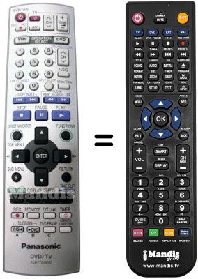 Comandament a distància equivalent National DMRE-S30 V