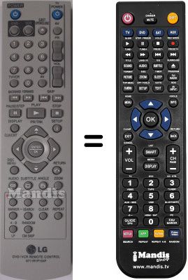 Comandament a dist&agrave;ncia equivalent Goldstar V 180