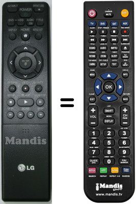 Comandament a dist&agrave;ncia equivalent Goldstar RH-388 H