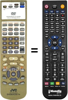 Comandament a distància equivalent JVC XV 2EU
