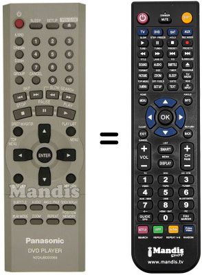 Comandament a distància equivalent National N2QAJB000069