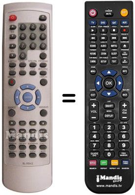 Comandament a dist&agrave;ncia equivalent Medion MD 80120