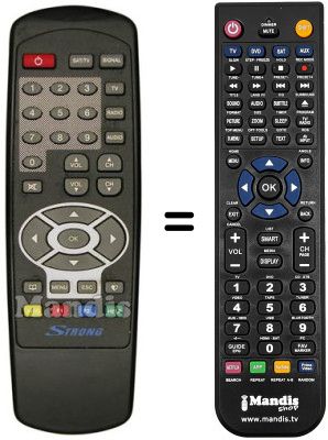 Comandament a distància equivalent Strong SRT 4400