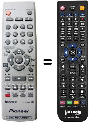 Comandament a distància equivalent Pioneer DVR 230 S