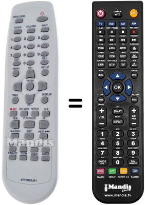 Comandament a distància equivalent Daewoo DRX 370 S Comandament a distància equivalent Daewoo DRX 370 S