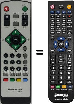 Comandament a distància equivalent Metronic ZAP BOX FIRST