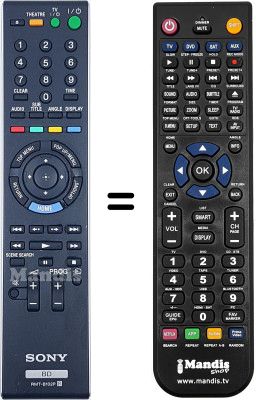 Comandament a distància equivalent RMT-B102P