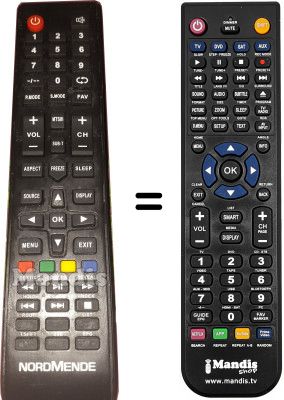 Comandament a distància equivalent NordMende ND32N2400M