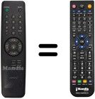 Comandament a distància equivalent LG 6710V00039C