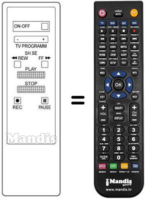 Comandament a dist&agrave;ncia equivalent Thorn 3V48