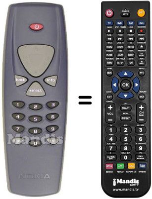 Comandament a distància equivalent REMCON602