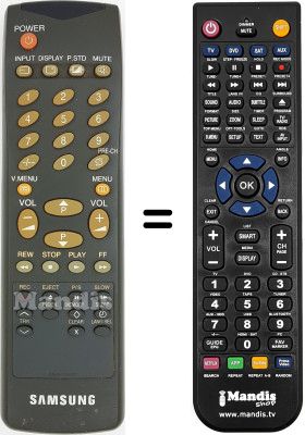 Comandament a distància equivalent Samsung AA59-10093Y