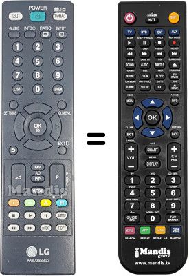 Comandament a distància equivalent LG M2352D