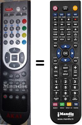 Comandament a distància equivalent Akai SUP5684
