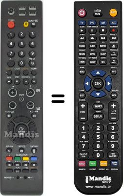 Comandament a distància equivalent Samsung LE40S86BDX-XEC