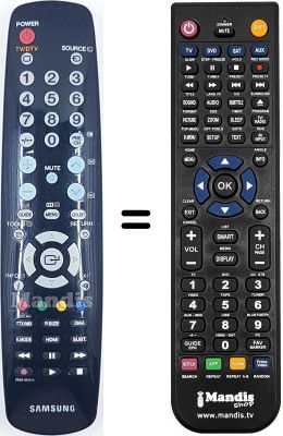 Comandament a distància equivalent Samsung LE40A467