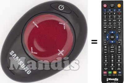 Comandament a distància equivalent Samsung UE32B7090WW/XZG
