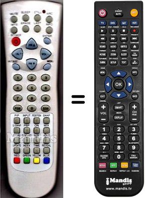 Comandament a distància equivalent RC48-PDP