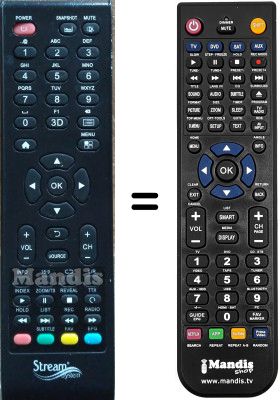 Comandament a dist&agrave;ncia equivalent STREAM BM43173