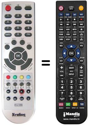 Comandament a distància equivalent REMCON1337