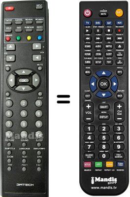 Comandament a distància equivalent DMTech DM-19TB