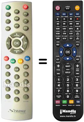 Comandament a distància equivalent REMCON887