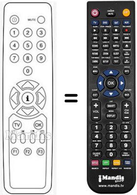 Comandament a distància equivalent RC211