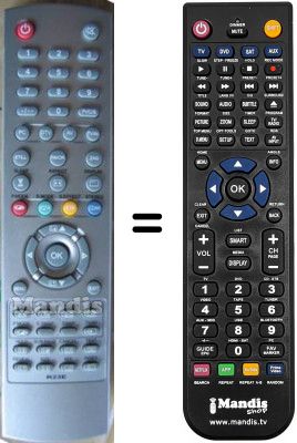 Comandament a distància equivalent Aeg R-23E