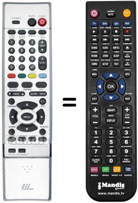 Comandament a distància equivalent REMCON631