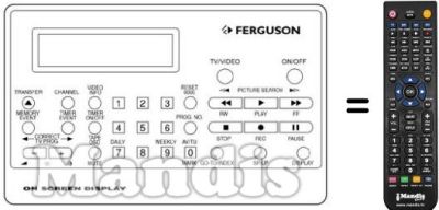 Comandament a distància equivalent REMCON255