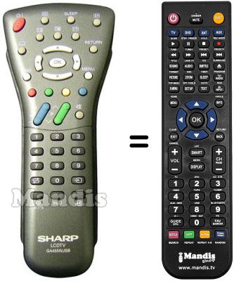 Comandament a dist&agrave;ncia equivalent GA455WJSB