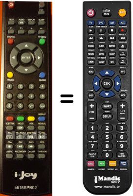 Comandament a dist&agrave;ncia equivalent i-Joy IDI15SPB02