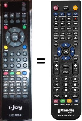 Comandament a dist&agrave;ncia equivalent i-Joy IDI32PPB11