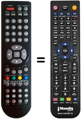 Comandament a dist&agrave;ncia equivalent i-Joy IDI32PPB12