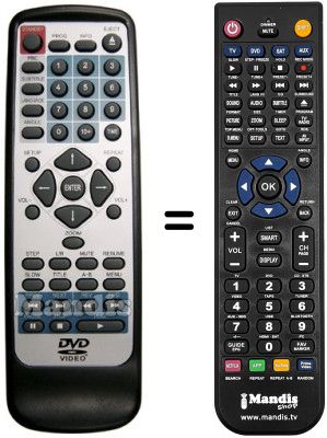 Comandament a distància equivalent REMCON903